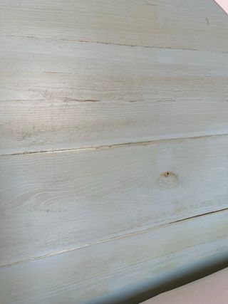Cabecero de madera cama 135cm. Forma de nube.