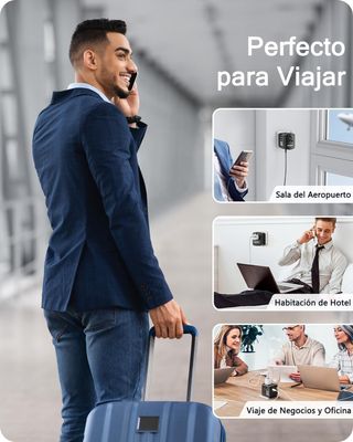 Adaptador Enchufe De Viaje Universal LEER