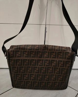 Borsa a tracolla Fendi marrone