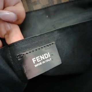 Borsa a tracolla Fendi marrone