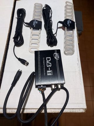 2 Antenas Digitales TV/FM Coche receptor señal dig