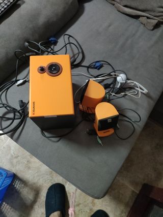 Altoparlanti Sonytec 2.1 arancioni