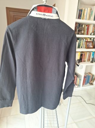 Polo azul marino hombre