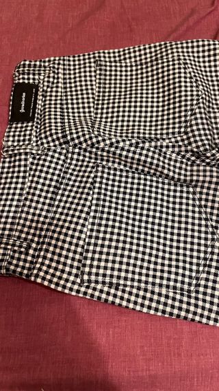 Pantalones cuadros blanco-negro