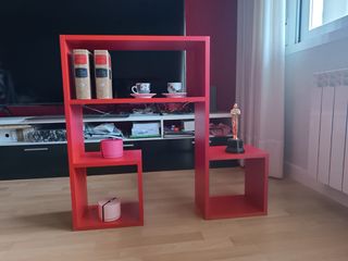 Estantería roja - Librería