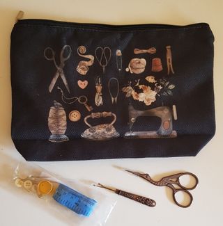 Bolsa Costurero Vintage + accesorios