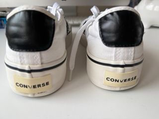 Converse blancas plataforma
