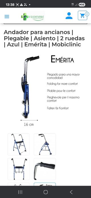 Andador rollator