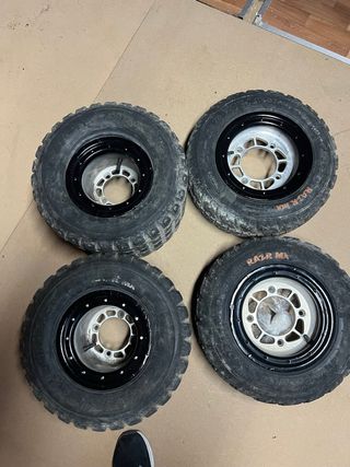 juego de llantas reforzadas para quad