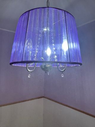 Lámpara techo morada - Moderna,