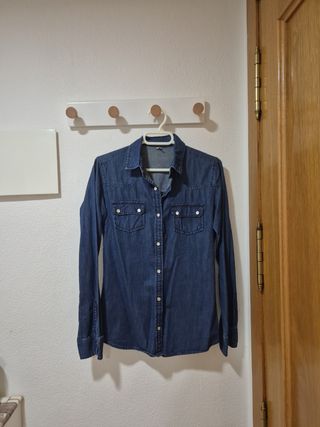 Camisa vaquera azul