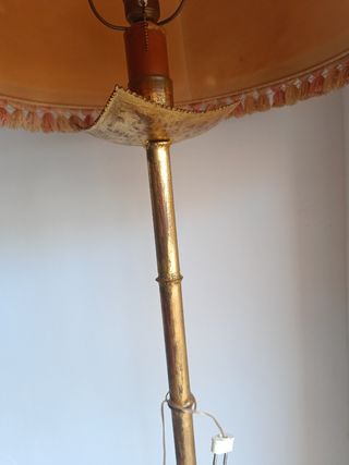 Lampara antigua dorada