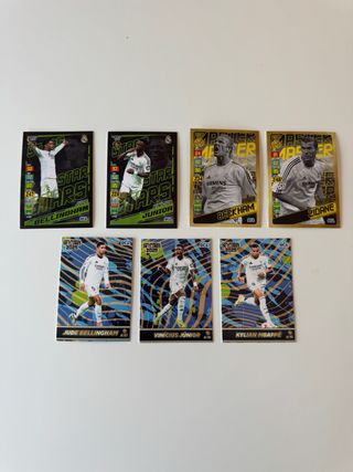 6 Cromos Real Madrid - Bellingham, Vini Jr...