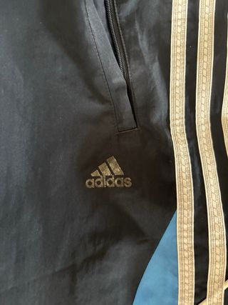 Adidas Pantalón Chándal Negro Azul