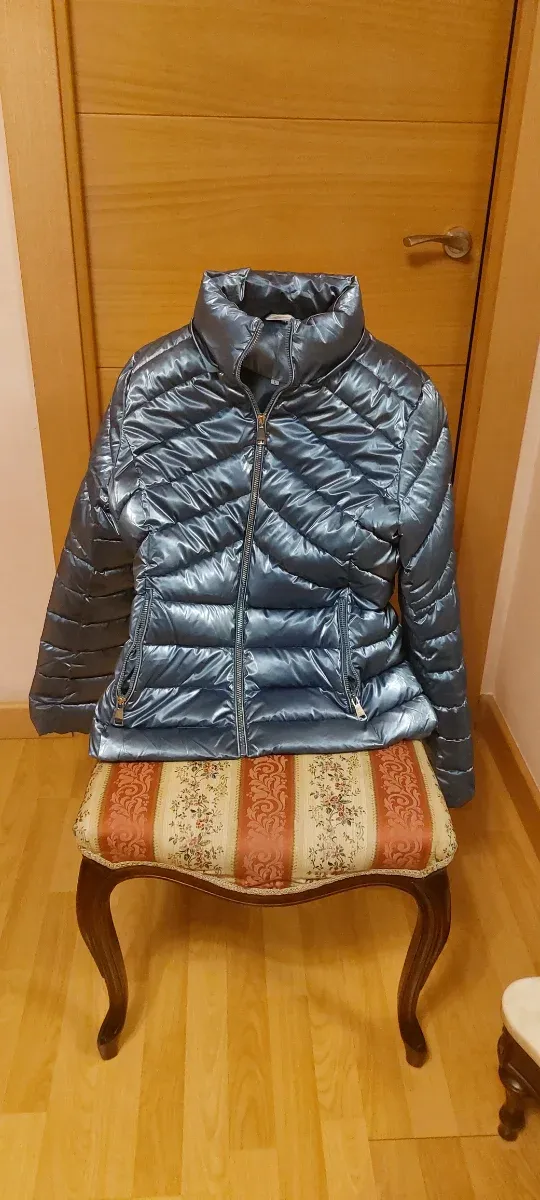 Anorak azul plata - Talla L