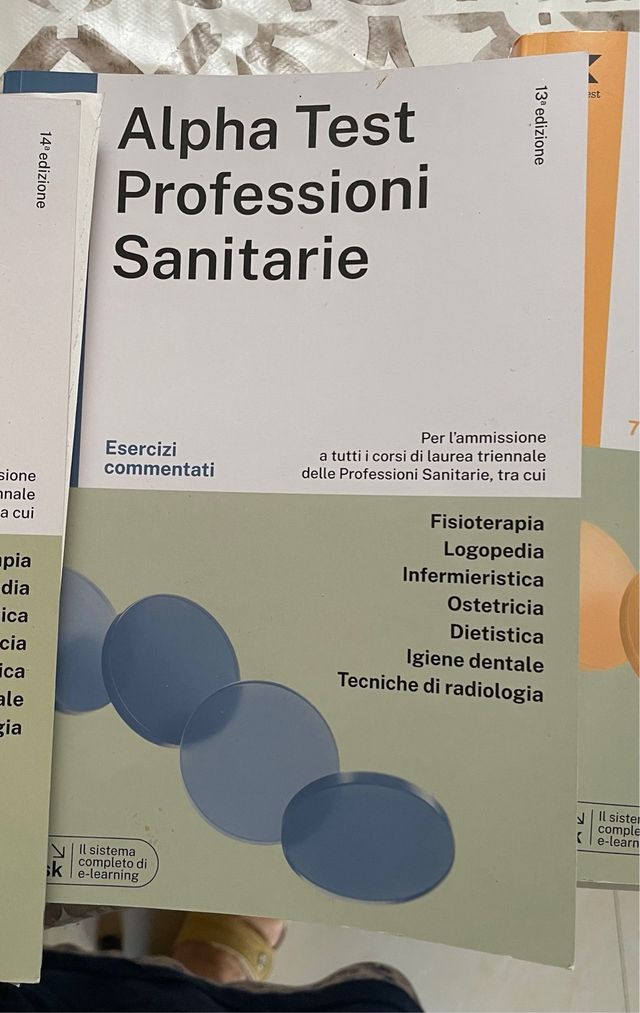 libri per preparazione ai test sanitari