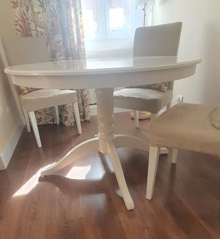 Tavolo da pranzo INGATORP con 4 sedie BERGMUND