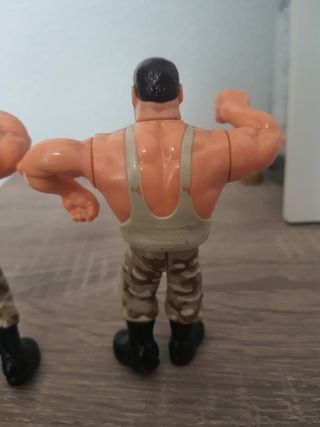 2 Figuras WWF Hasbro the Bushwhackers sacamantecas