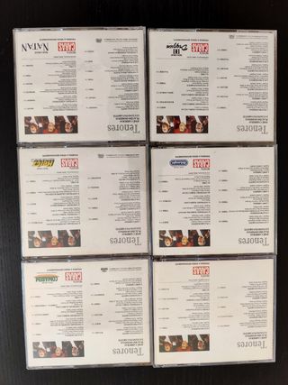 6 CDs - Tenores (Pavarotti / Plácido / Carreras)