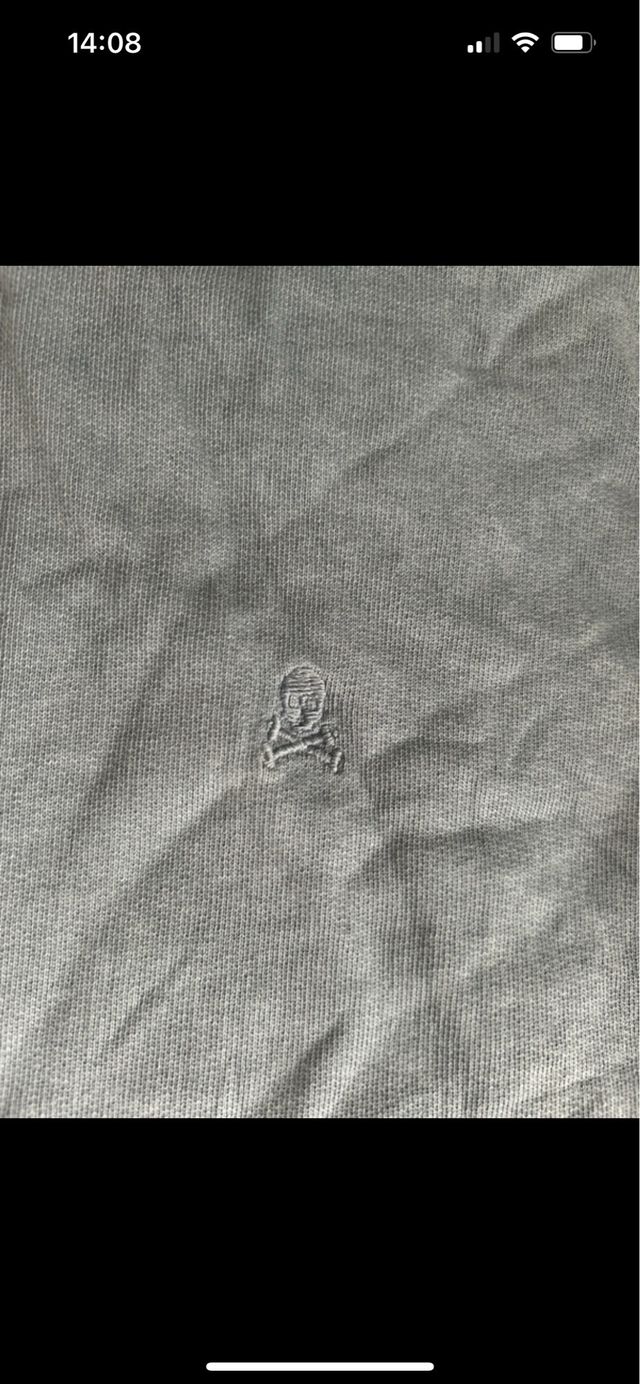 Sudadera azul capucha