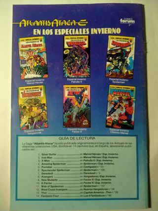 MARVEL. LA COSA. LOS 4 FANTÁSTICOS. CÓMICS FÓRUM