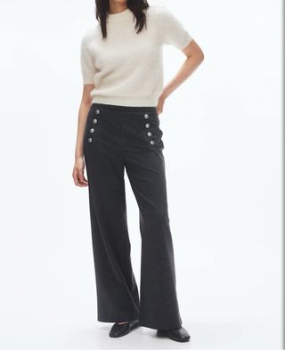 Pantalones H&M grises talla L