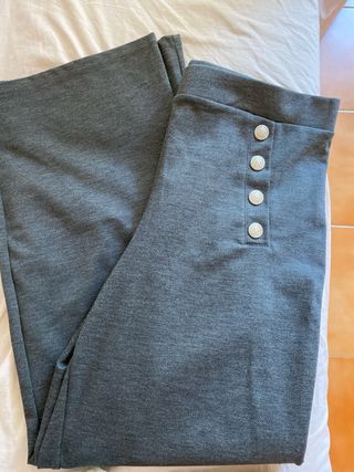 Pantalones H&M grises talla L