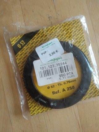 Anillos adaptadores Cokin A258 y filtro cámara fot