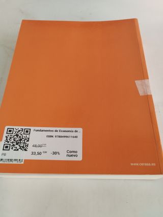 Fundamentos de Economía de la Empresa - 9788499611648