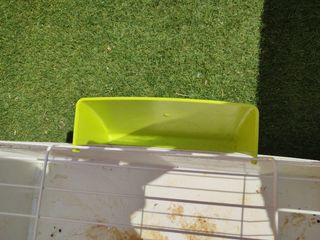 Jaula conejos - Verde y Blanca