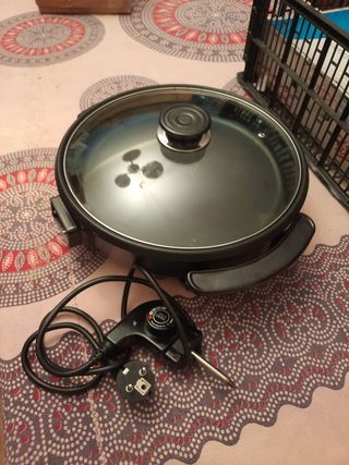 Plancha para pizza eléctrica