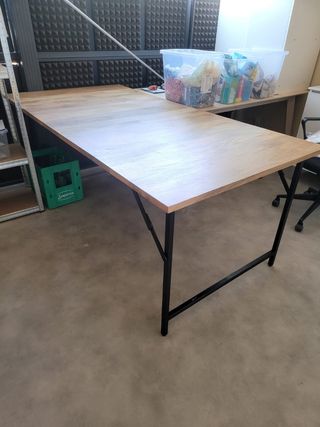 Mesa plegable rectangular 200x100cm
