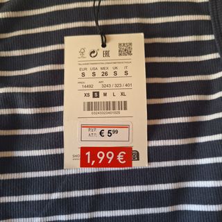 Top rayas Pull&Bear - Talla S