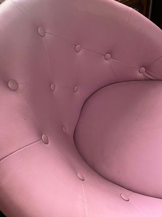 Silla giratoria rosa - Oficina