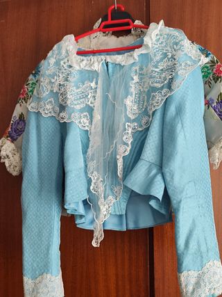 Traje Fallera: corpiño y falda para niña 
