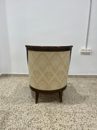 Tresillo clásico Isabelino. Sofá 3 plazas.