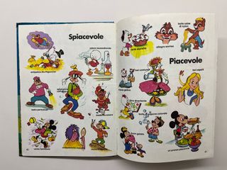 Il libro dei contrari, Walt Disney Mondadori 1976