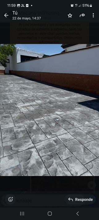 Hormigon impreso exterior