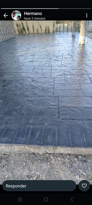 Hormigon impreso exterior