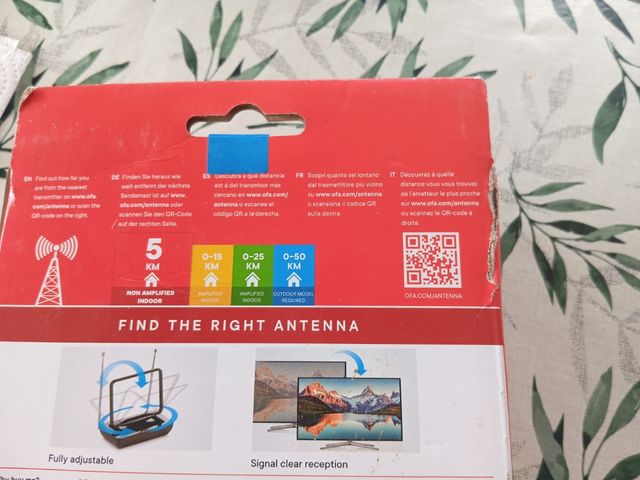 Antena ONE FOR ALL HDTV interior SV9015