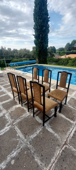 6 Sillas Comedor Clásicas - Madera