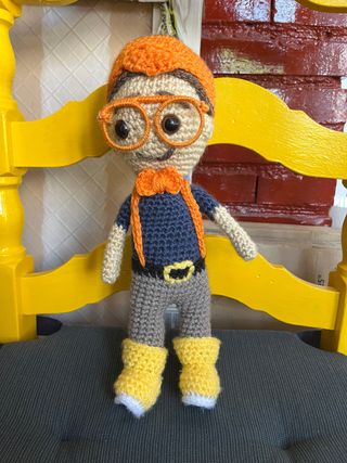 PERSONAJE MUÑECO BLIPPI CROCHET