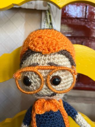 PERSONAJE MUÑECO BLIPPI CROCHET
