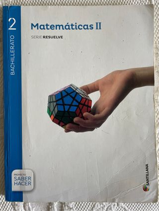 Matemáticas II, 2 Bachillerato