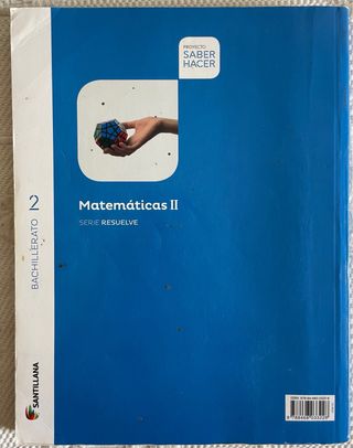 Matemáticas II, 2 Bachillerato