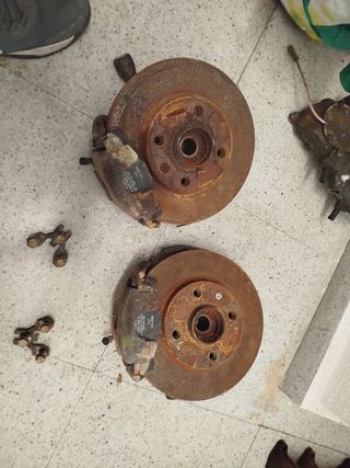 Discos freno Golf MK2 + pinzas originales y pastil
