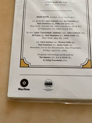 Miles Davis Quinteto & Sexteto LP