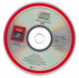 CD Poulenc: Gloria, Stabat Mater