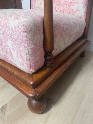 Sillón madera estilo vintage