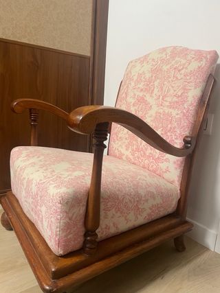 Sillón madera estilo vintage